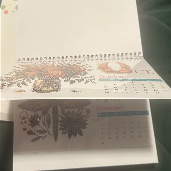 Diamond Art Desk Calendar 2026 – DIY Standing Flip Monthly Calendar For Home - Picture 12 of 14